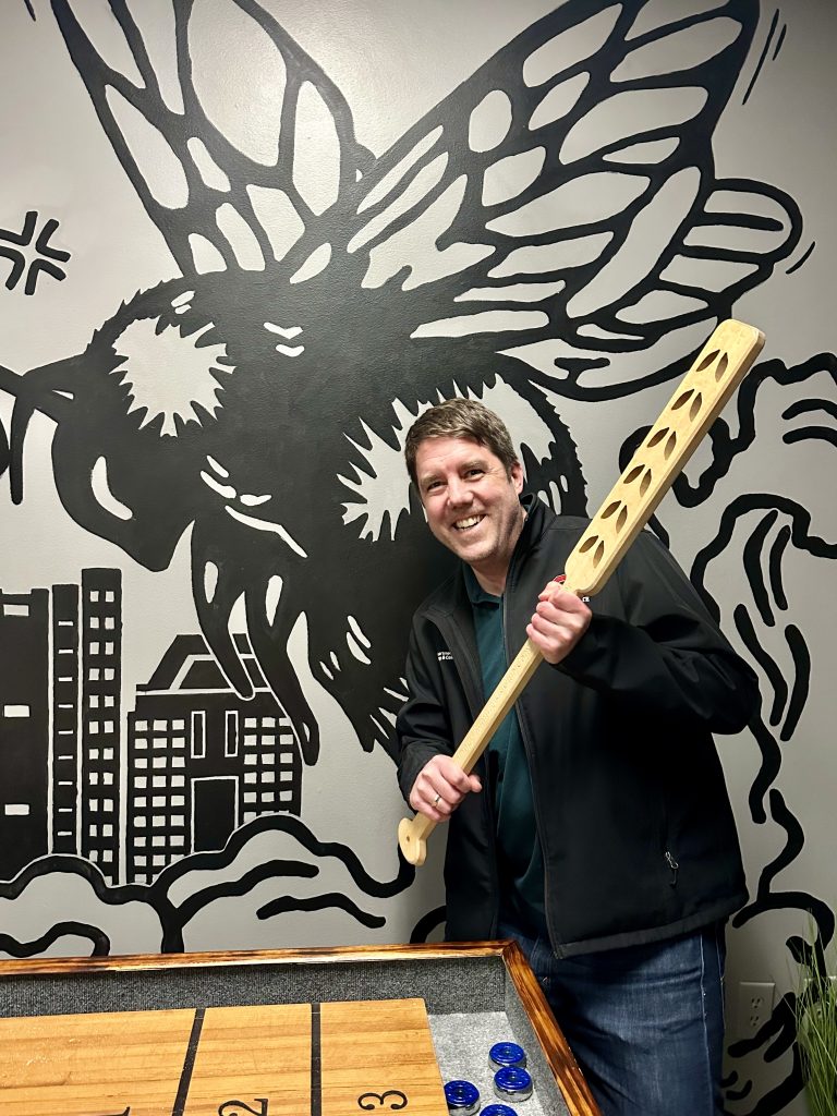 Christoph with Mash Paddle