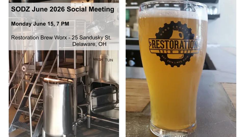 SODZ Jun 2026 Unofficial Meeting/Social